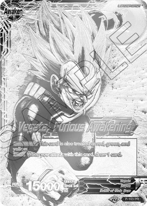 Vegeta // Vegeta, Furious Awakening Card Back