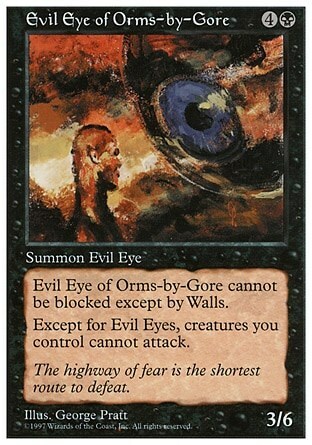 Evil Eye of Orms-by-Gore Card Back