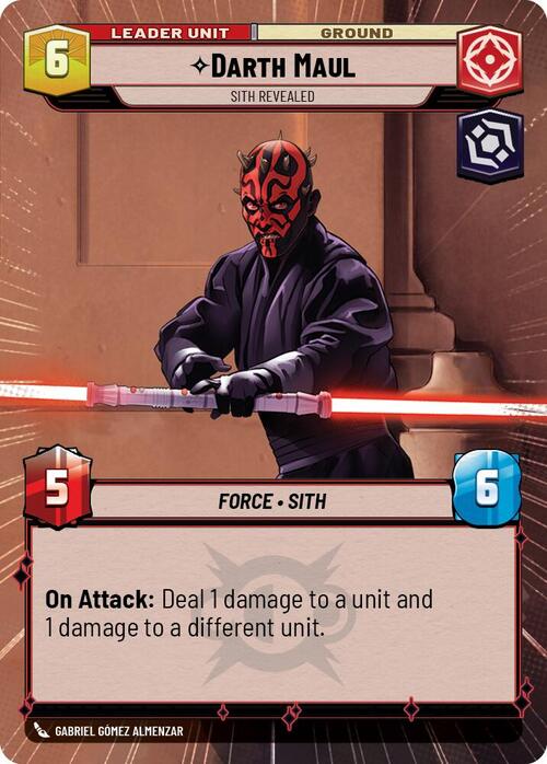 Darth Maul - Sith Revealed Card Back