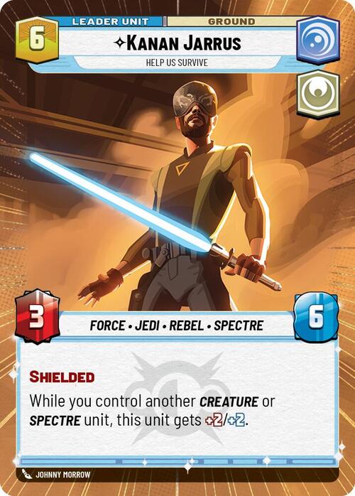 Kanan Jarrus - Help Us Survive Card Back