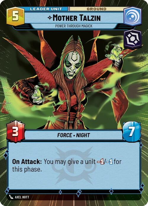 Mother Talzin - Power Through Magick Card Back