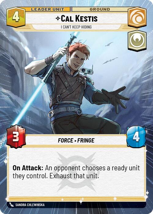 Cal Kestis - I Can't Keep Hiding Card Back