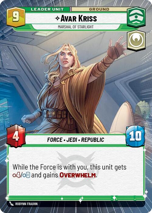 Avar Kriss - Marshal of Starlight Card Back