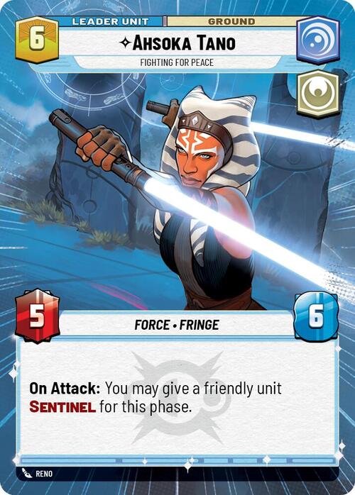 Ahsoka Tano - Fighting For Peace Card Back