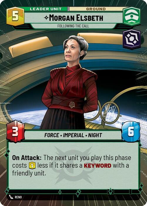 Morgan Elsbeth - Following the Call Card Back