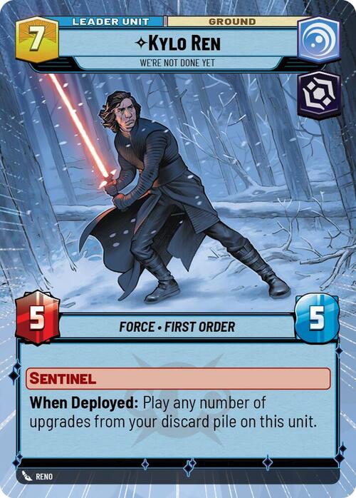 Kylo Ren, Non È Finita Card Back
