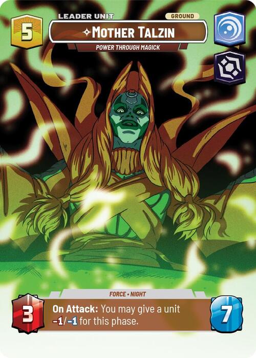 Mother Talzin - Power Through Magick Card Back
