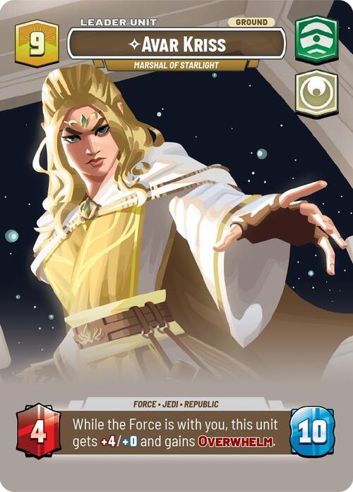 Avar Kriss - Marshal of Starlight Card Back