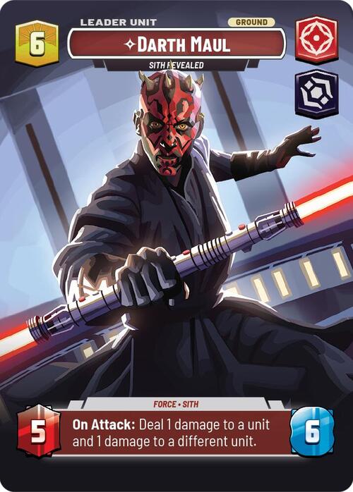 Darth Maul - Sith Revealed Card Back