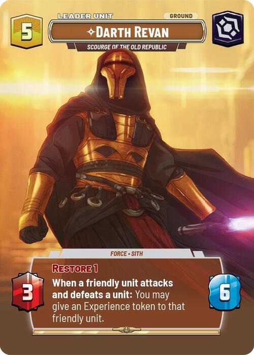 Darth Revan - Scourge of the Old Republic Card Back