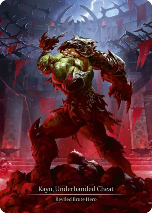 Kayo, Underhanded Cheat Card Back