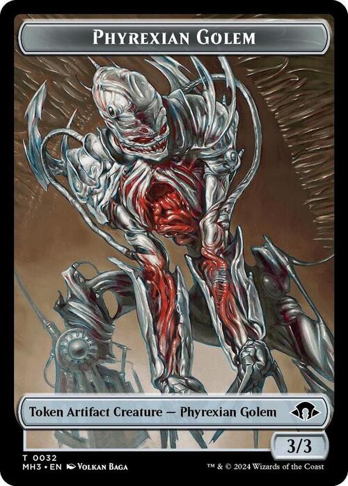 Servo // Phyrexian Golem Card Back