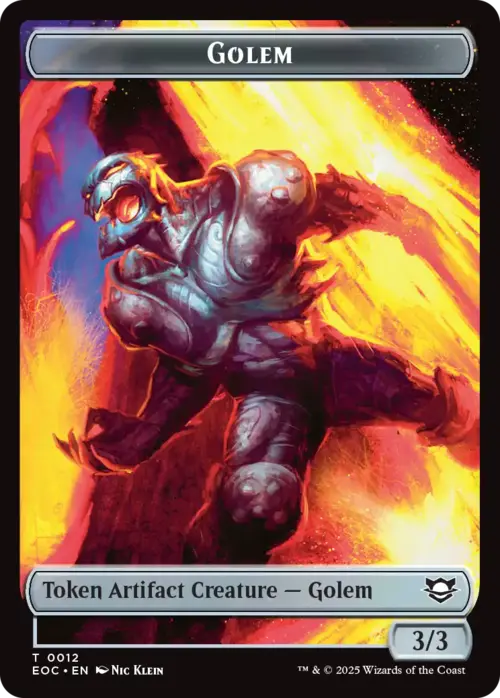 Bird // Golem Card Back