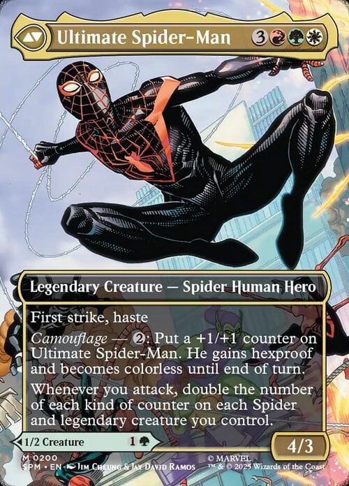 Miles Morales // Ultimate Spider-Man Card Back