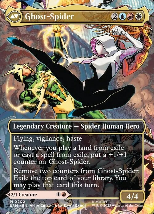 Gwen Stacy // Ghost-Spider Card Back