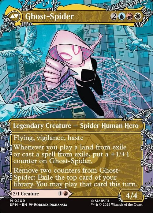 Gwen Stacy // Ghost-Spider Card Back
