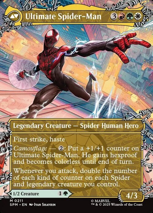 Miles Morales // Ultimate Spider-Man Card Back