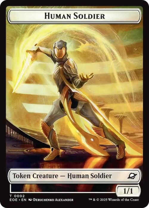 Lander // Human Soldier Card Back
