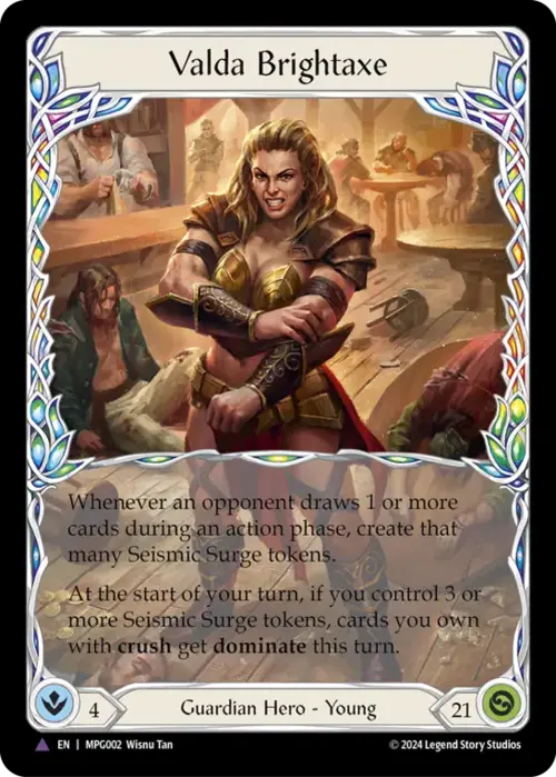 Valda Brightaxe Card Back