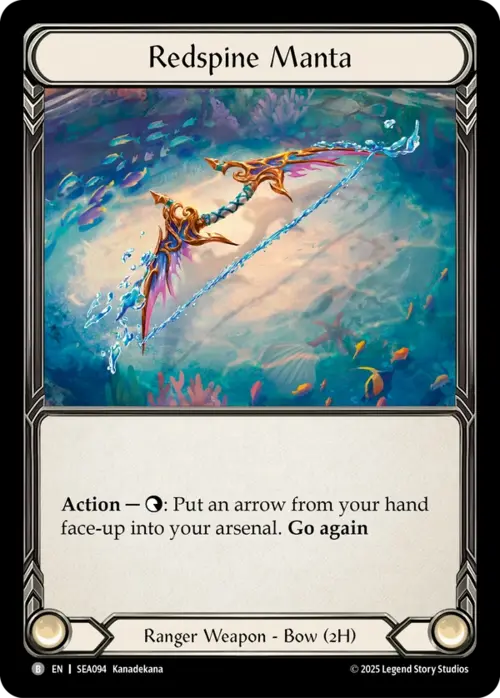 Hammerhead, Harpoon Cannon // Redspine Manta Card Back