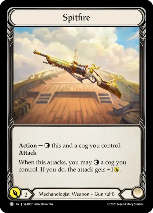 Cogwerx Blunderbuss // Spitfire Card Back