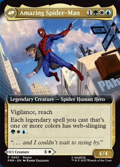 Peter Parker // Amazing Spider-Man Card Back