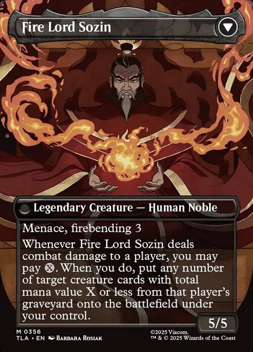 The Rise of Sozin // Fire Lord Sozin Card Back