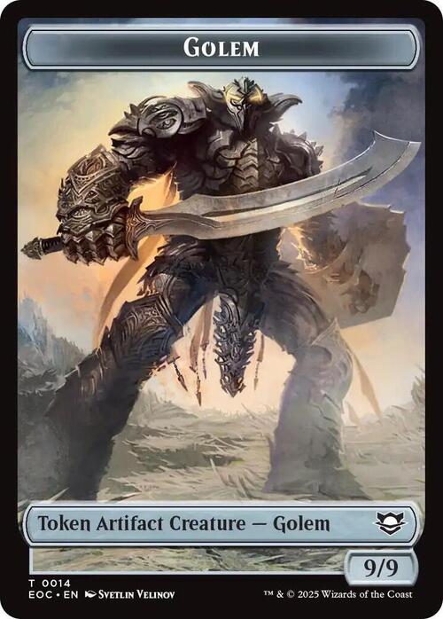 Elemental // Golem Card Back
