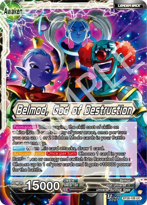 Belmod // Belmod, God of Destruction Card Back