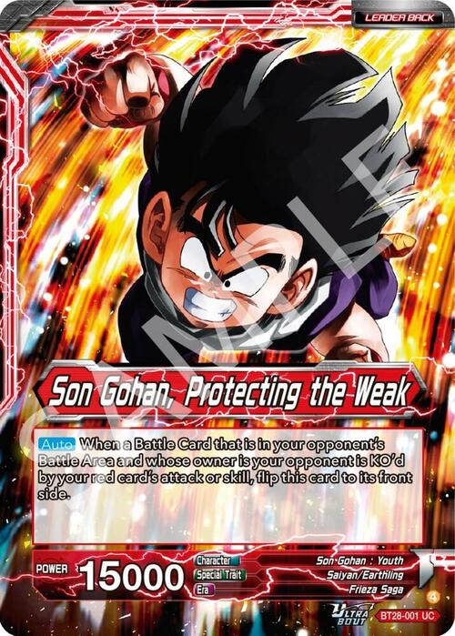 Son Gohan // Son Gohan, Protecting the Weak Card Back