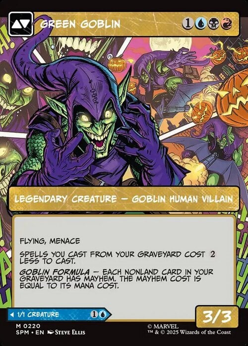 Norman Osborn // Green Goblin Card Back