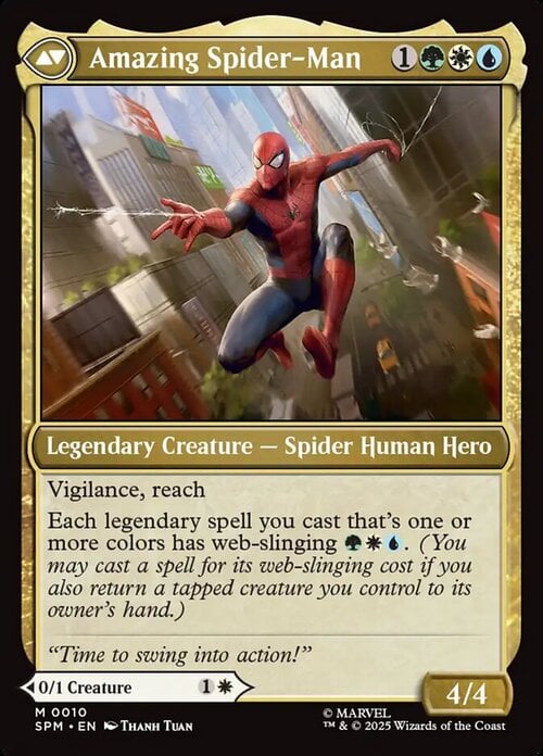 Peter Parker // Amazing Spider-Man Card Back
