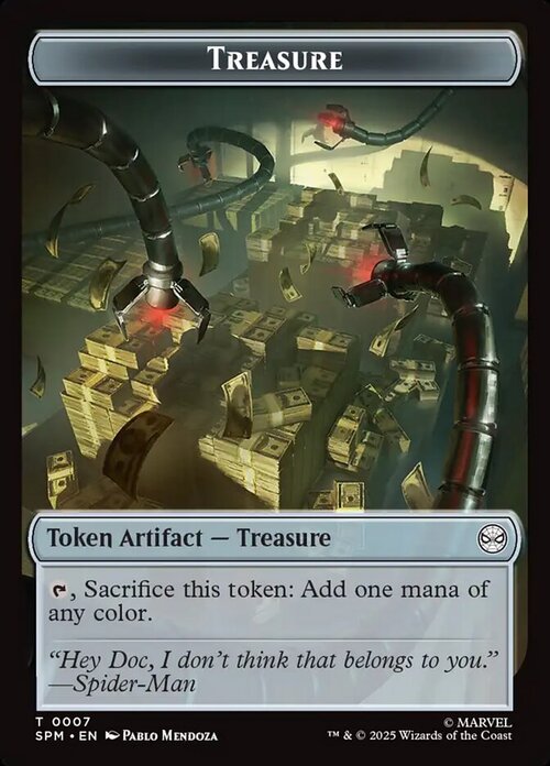 Spider // Treasure Parte Posterior