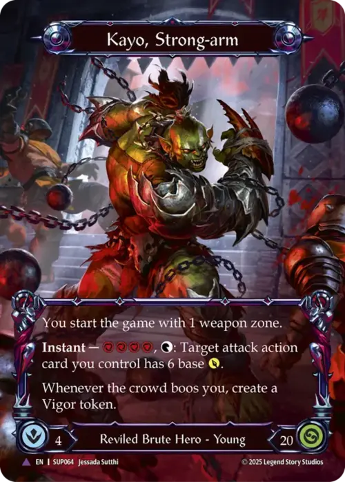 Kayo, Strong-arm Card Back