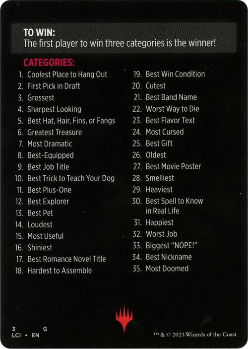 Magic Minigame: Strictly Better Card Back