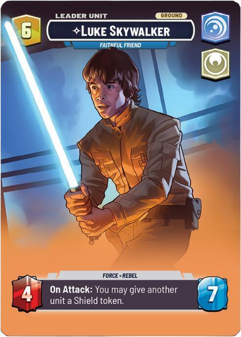 Luke Skywalker - Faithful Friend Card Back