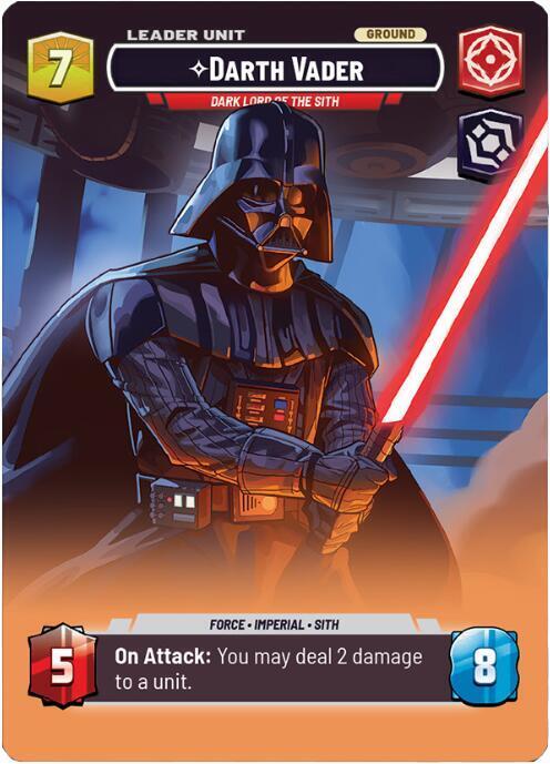 Darth Vader - Dark Lord of the Sith Card Back