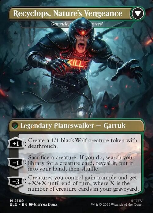 Garruk Relentless // Garruk, the Veil-Cursed Card Back