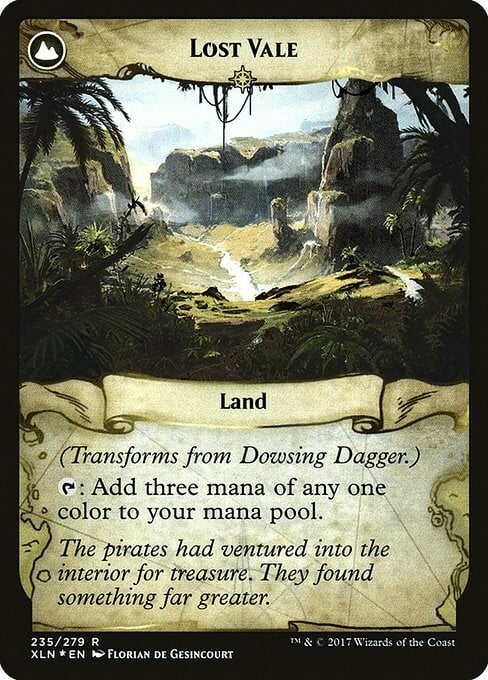 Dowsing Dagger // Lost Vale Card Back