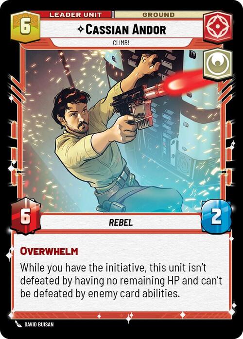 Cassian Andor - Climb! Card Back