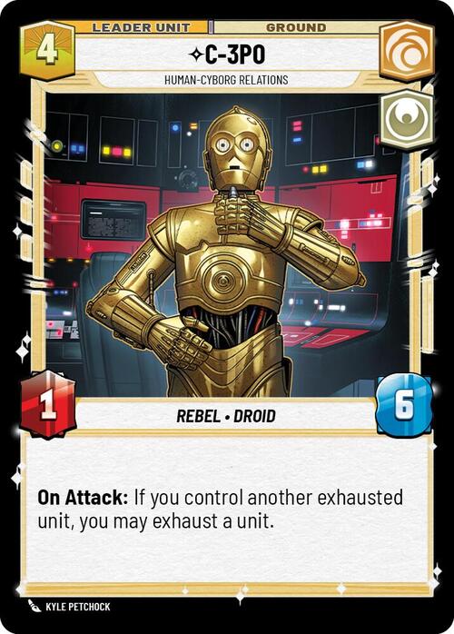 C-3PO - Human-Cyborg Relations Card Back