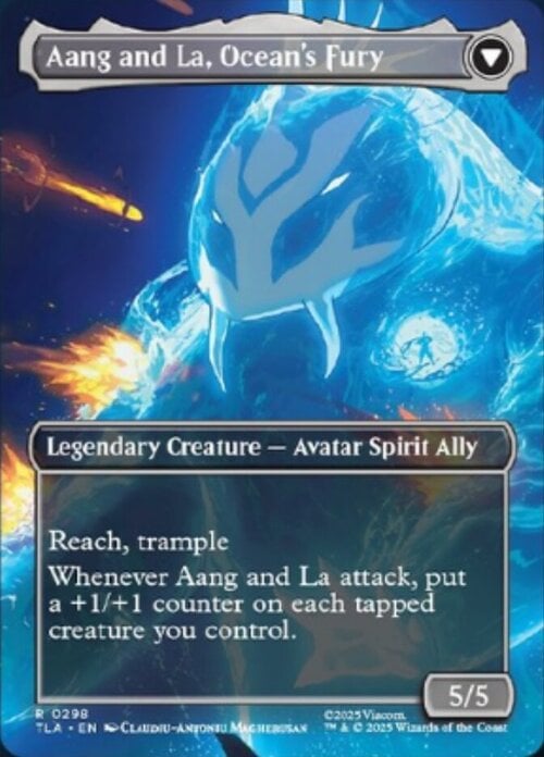 Aang, Swift Savior // Aang and La, Ocean's Fury Card Back