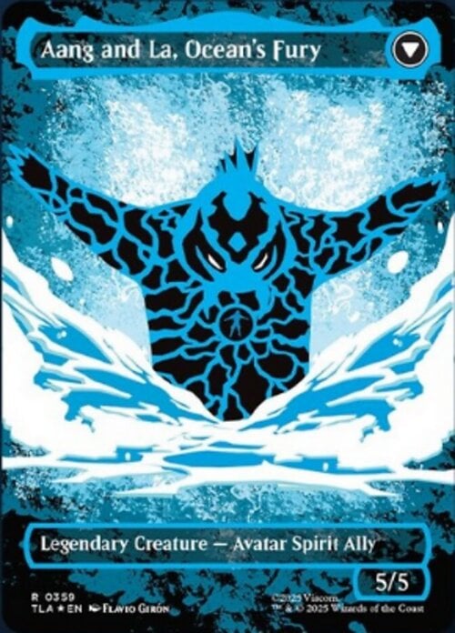 Aang, Swift Savior // Aang and La, Ocean's Fury Card Back
