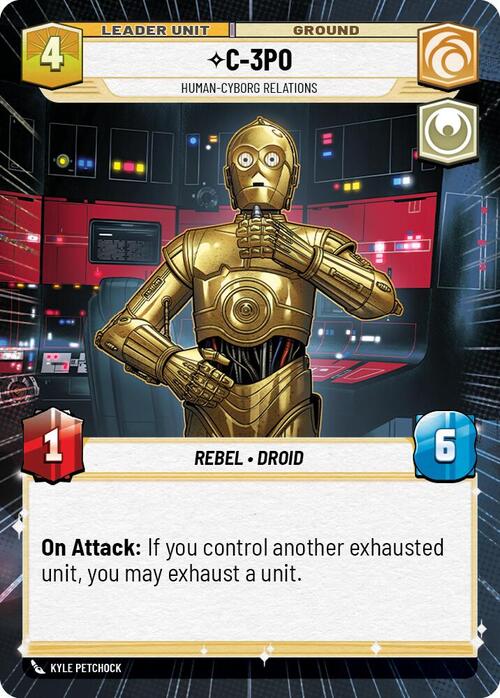 C-3PO - Human-Cyborg Relations Card Back