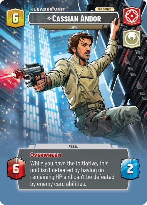Cassian Andor - Climb! Card Back