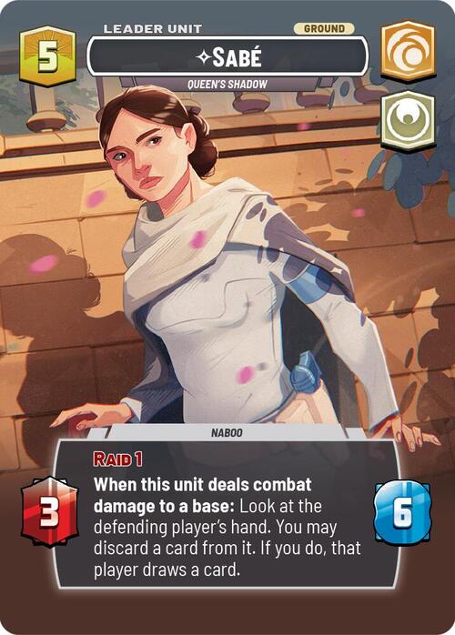 Sabe - Queens Shadow Card Back