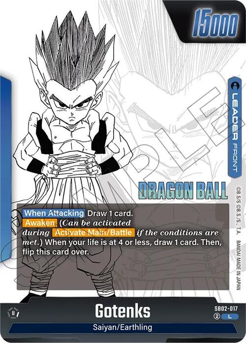 Gotenks Card Back