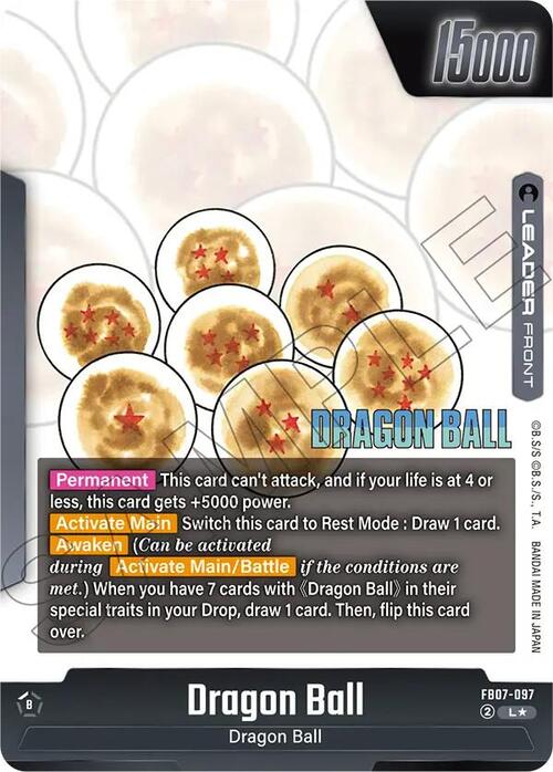 Dragon Ball // Shenron Card Back