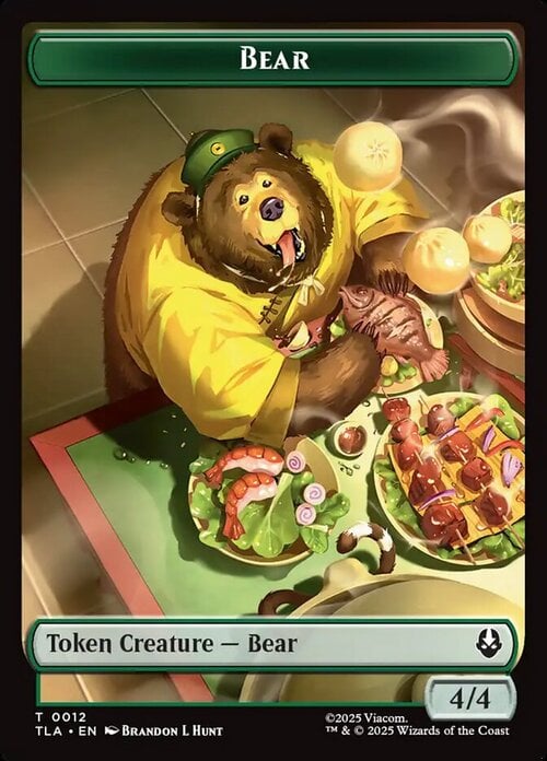 Food // Bear Card Back