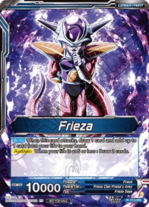 Frieza // Frieza, Unwavering Pride Card Back